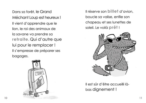 Le voyage du Grand méchant Loup dans la savane – Image 7