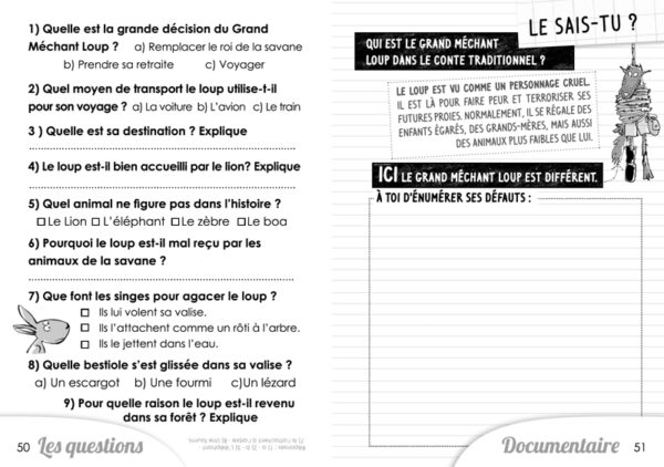 Le voyage du Grand méchant Loup dans la savane – Image 14